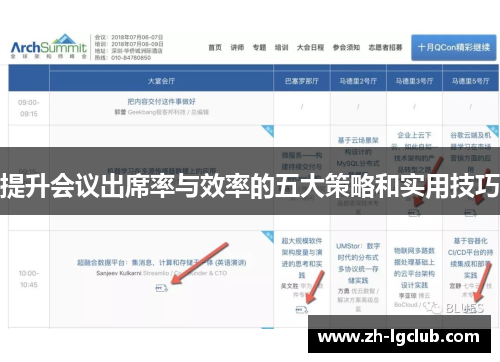 提升会议出席率与效率的五大策略和实用技巧